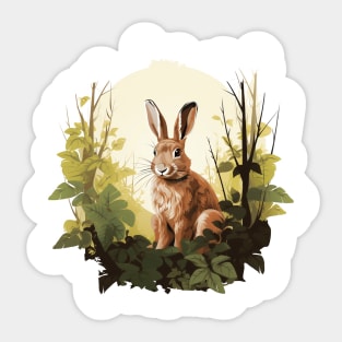 Wild Rabbit Sticker